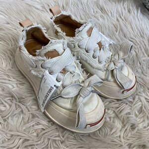Smilerepublic White Leather Sneakers